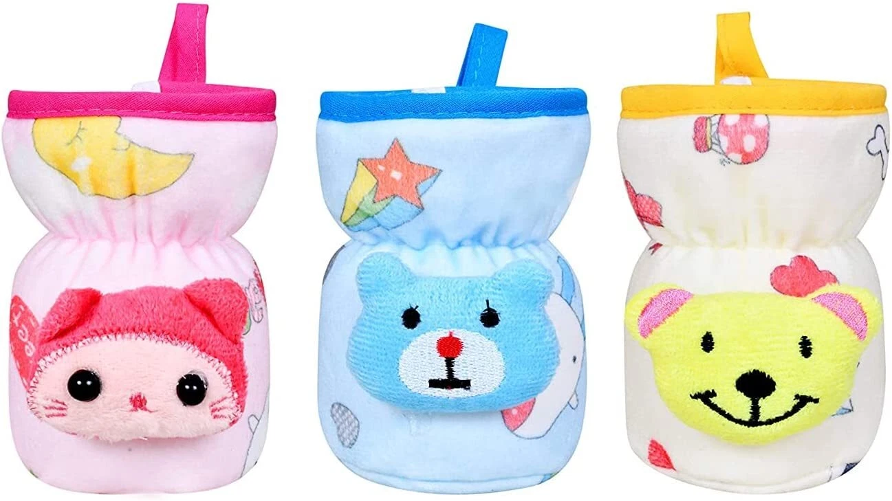 THE LITTLE LOOKERS Baby Feeding Bottle Sleeves Soft & Stretchable - 2oz to 8oz