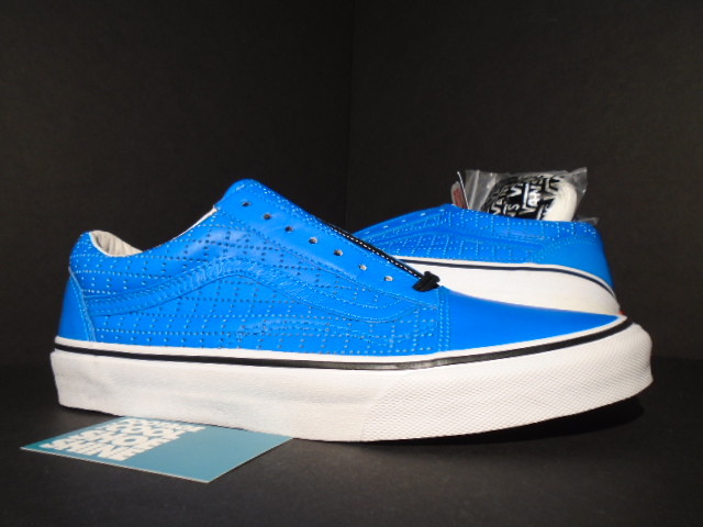 vans blue leather