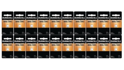 2 BATTERIE PILE DURACELL LR54 LR1130 389 SR54 SR1130 AG 10 - Foto 9