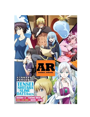 Eng dub of Tensei Shitara Slime Datta Ken Season 1-3(1-85End+Movie+OVA)Anime DVD