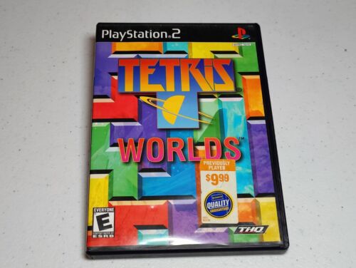 Tetris Worlds Early 2001 Version (Sony PS2, 2001) Authentic Complete CIB TESTED! - Picture 1 of 11