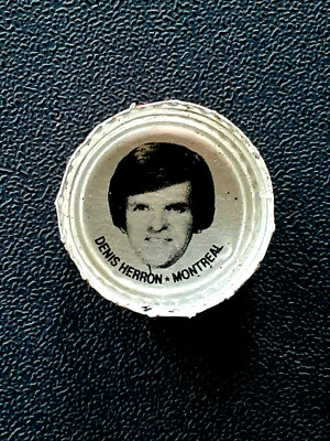 DENIS HERRON 1980-81 PEPSI COLA CAPS 80-81 TWIST-OFF HOCKEY CAPS NO 45    35913