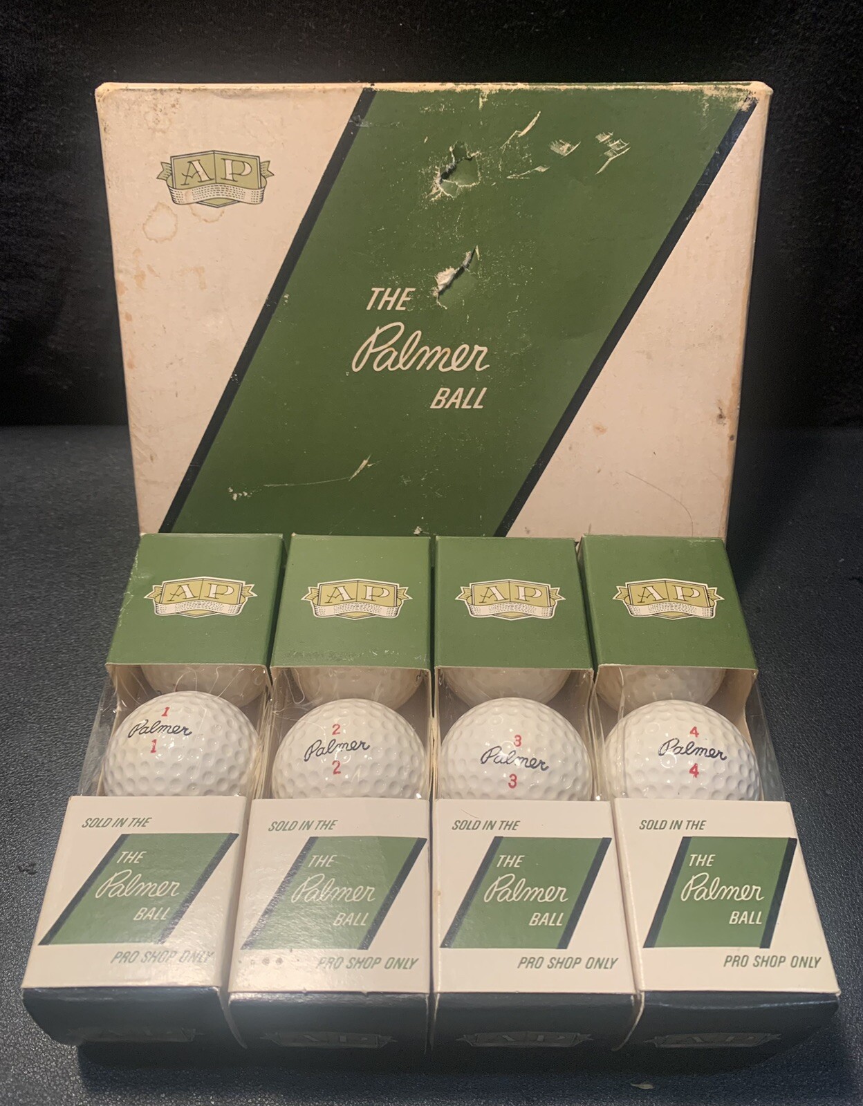 NOS ARNOLD PALMER Sold In The Pro Shop Only Signature Series Golf Balls 1 Dozen
