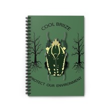 Coolbriize Journal Spiral Notebook - Ruled Line