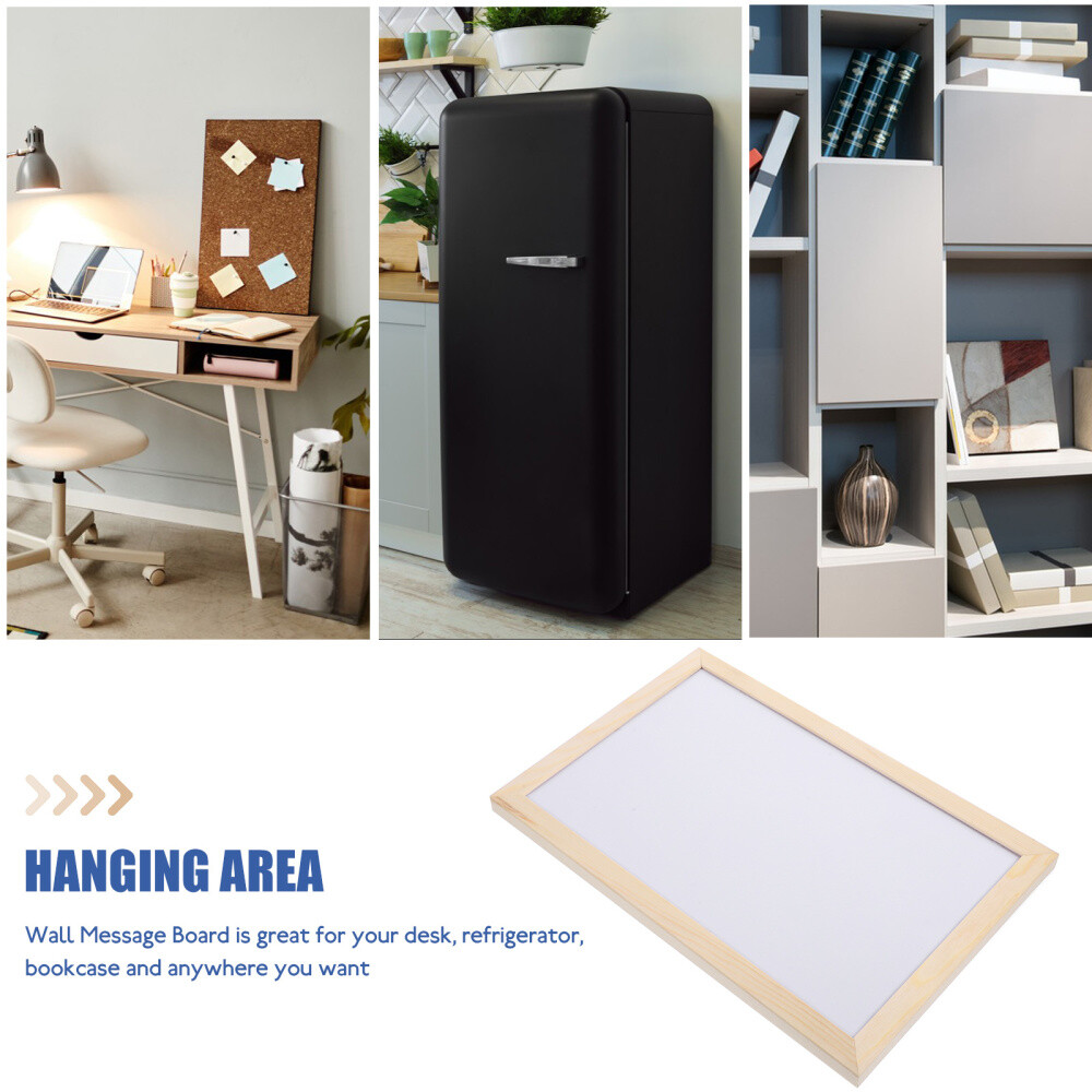 Vintage Wooden Frame Board Bulletin Boards Hanging Message Memorandum