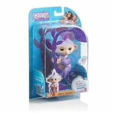 Fingerlings Baby Monkey Glitter Girl Kiki Purple and Sparkly Interactive Toy