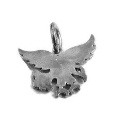 Eagle #5 Charm Pendant .925 Sterling Silver