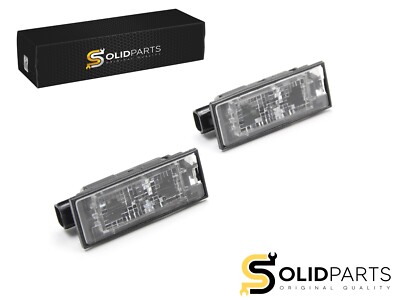 2x Original S-P license plate light lighting for Renault Mercedes Fiat Opel