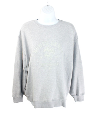 Threadbare Size USA 12 Chest 50 Inches Gray Sweatshirt ''Monte Carlo Racing Team''