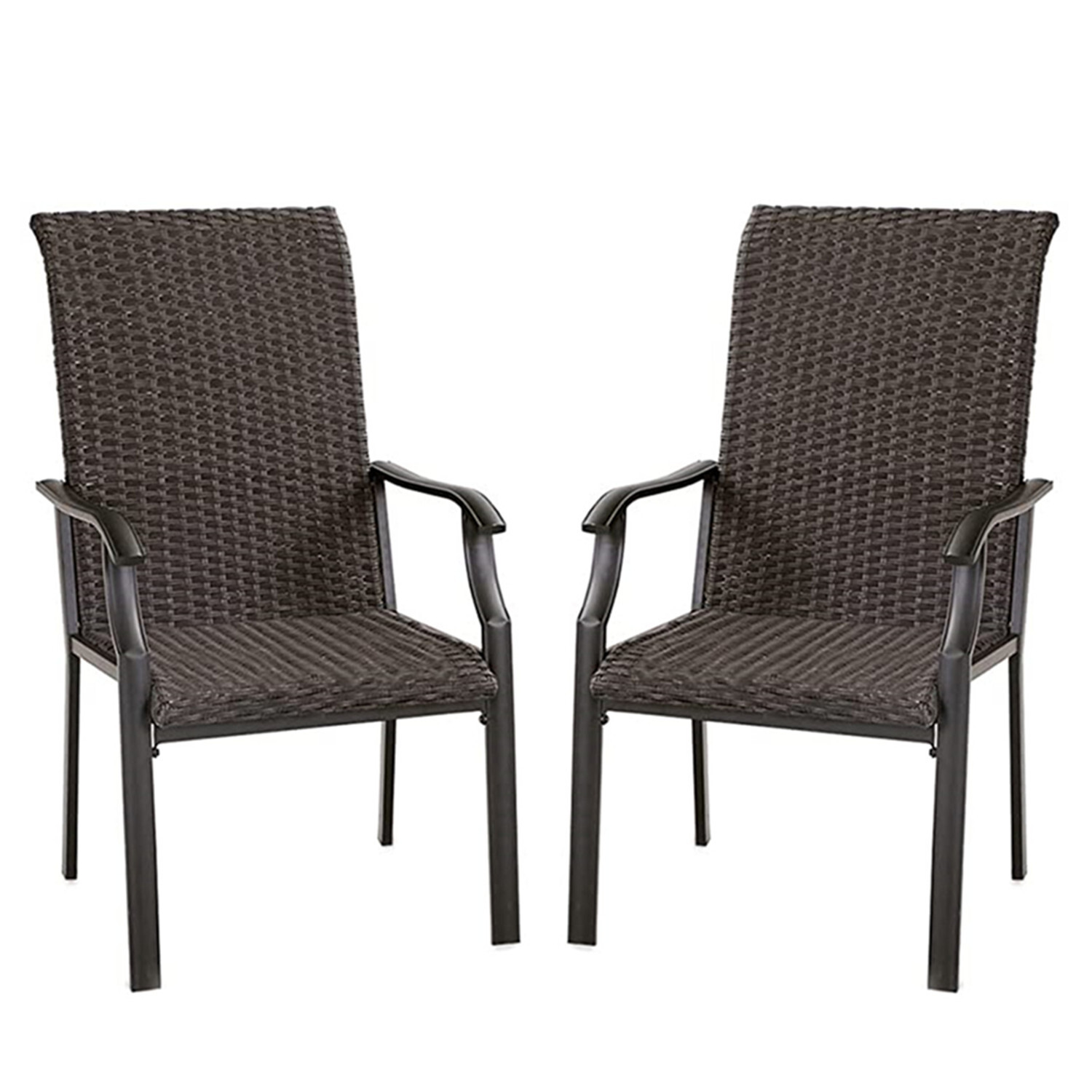 Polyrattan Gartenstuhl Set 2er Stuhlset Rattan Stuhl Garten Sessel