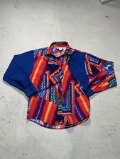 Women s Small Vintage Wrangler 90 s Retro Multicolor Button Up Shirt Western 2
