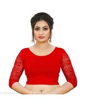 Women's Readymade Stretchable Designer Choli Saree Blouse Crop Top Sari Dress