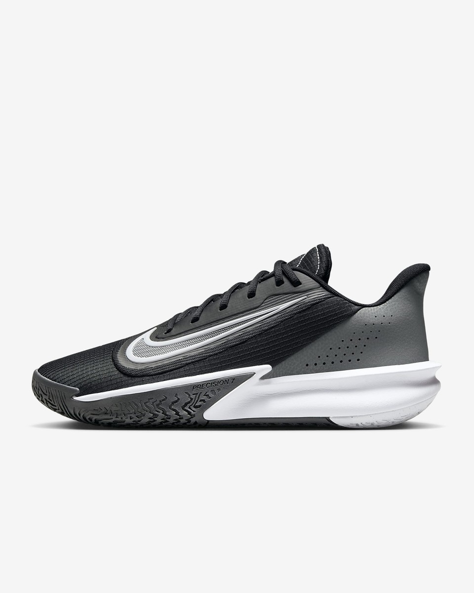 Nike Precision VII Basketball Shoes Black Iron Grey‎ FN4322 005 Men\'s Size 11 s-l400.jpg main image 2