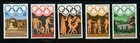 Greece - 1984 Los Angeles Olympic Games MNH Sport Stamps (#1495-99)