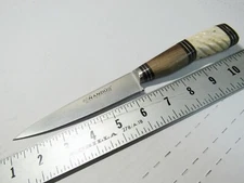 Handmade Gaucho NANDU ARGENTINA Fixed Blade KNIFE Inox 420 Excellent