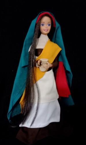 Frau am Brunnen gute Samariterin Frau der Bibel Ooak Barbie Puppe - Bild 2 von 3