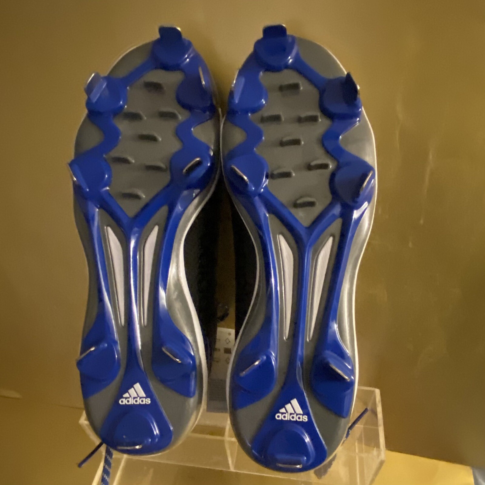 Adidas Power Alley 5 W Ladies Baseball Cleats Royal Blue Silver Size 10 (B39221) thumbnail 3