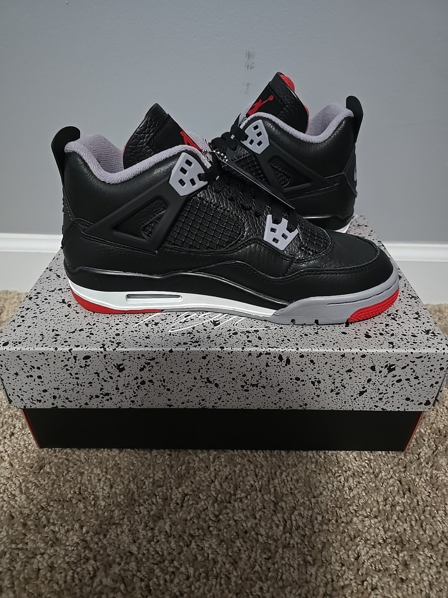 Air Jordan 4 Bred Reimagine Gs | eBay