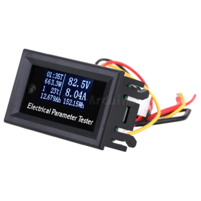 10A Multifunctional OLED Current Voltmeter Thermometer Battery Capacity Tester S
