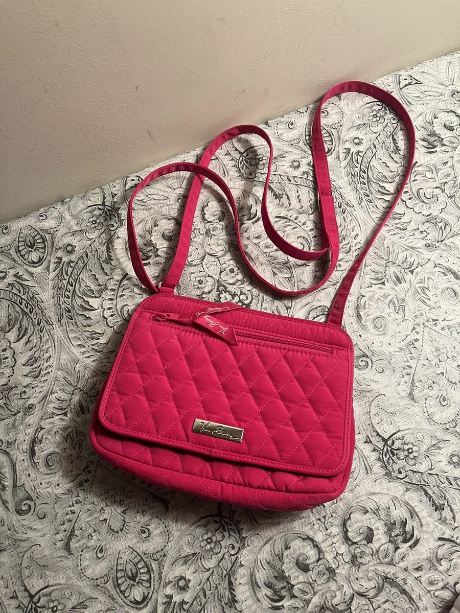 Hot pink deals vera bradley bag