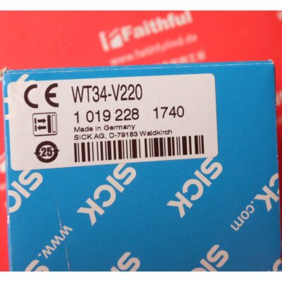 one NEW SICK WT34-V220 1019288 Photoelectric switch Quality assurance