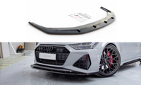 Cup Spoilerlippe Schwarz FüR Audi RS6 4A C8 S6 A6 Frontspoiler Schwert Lippe V2