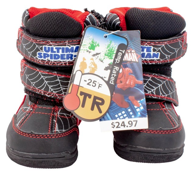 spiderman winter boots