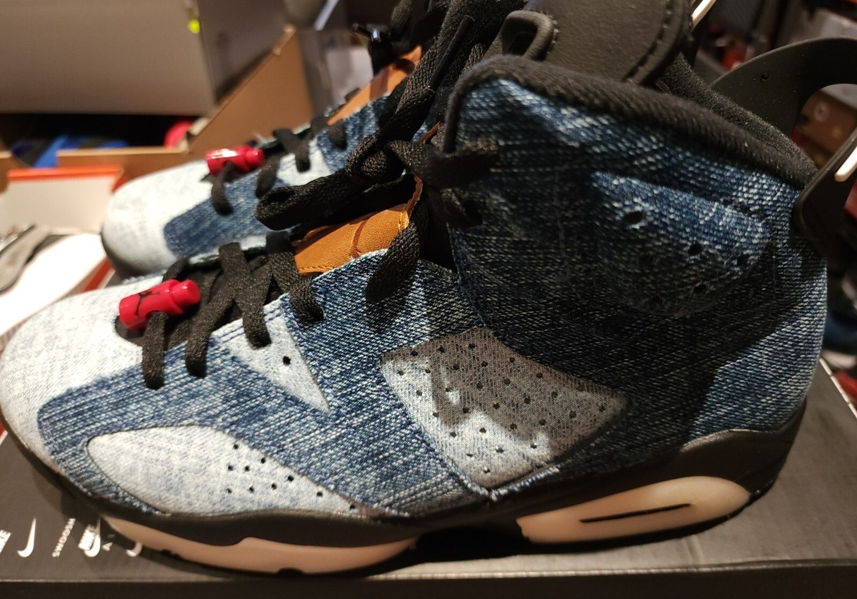 シューズ(男性用) Nike Air Jordan 6 Retro Washed Denim Jordan 6 Retro Washed Denim Men's - CT5350-401 - US