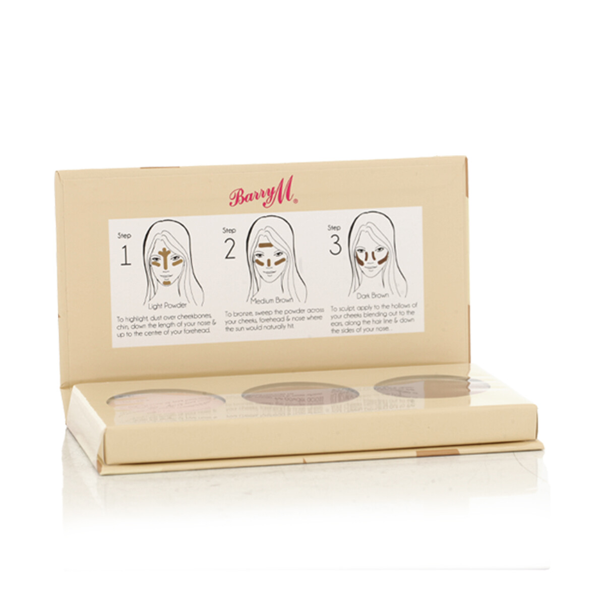 Набор для контурирования щек Barry M Flawless Chisel 3 х 25 г 2190₽