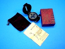 VINTAGE ENGINEER DIRECTIONAL LENSATIC COMPASS~MADE IN JAPAN