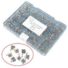 1000PCS Dental Metal Orthodontic Brackets Brace MINI Roth.022 345 Hooks W/ Mark