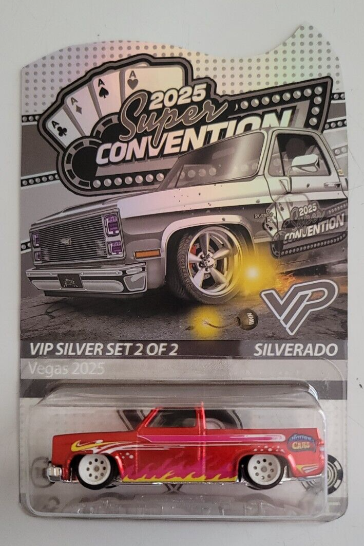 ミニカー Hot Wheels Convention 2025 Special Set Hot Wheels 2025 Super Con Las Vegas Silver VIP Silverado | eBay