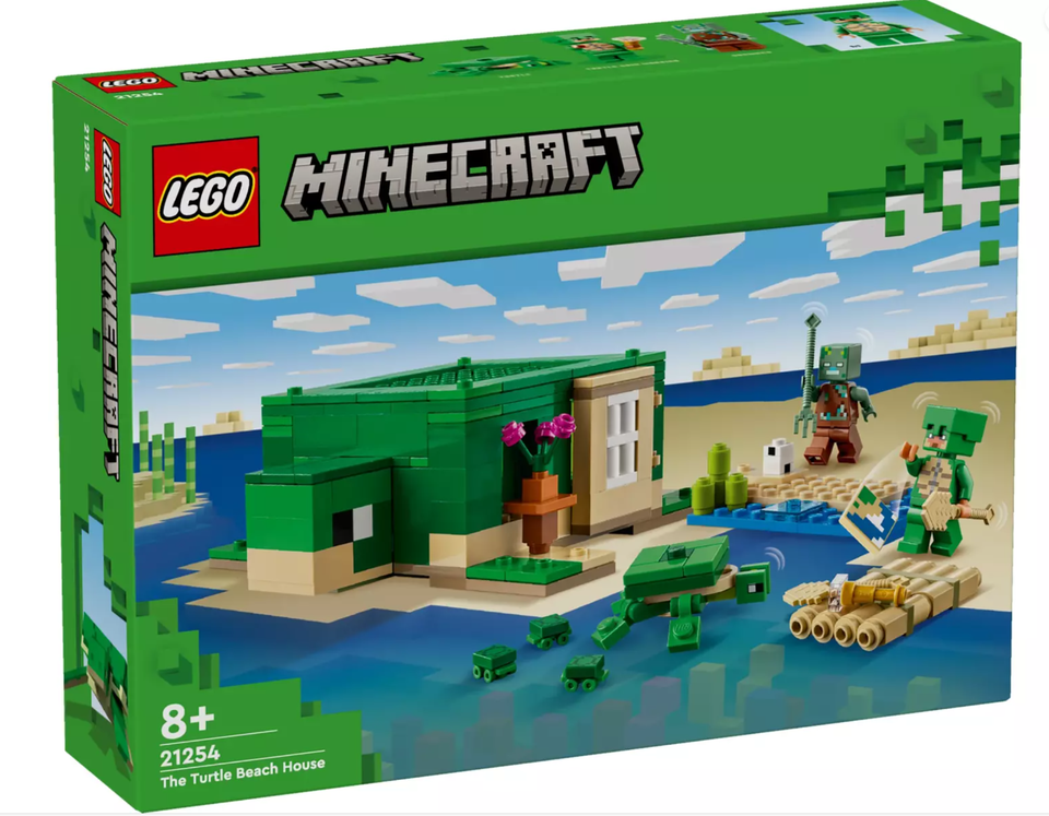 LEGO 21254 Minecraft The Turtle Beach House eBay