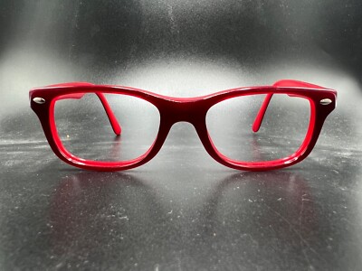 Boys Youth Ray-Ban Eyeglasses Kid RB 1531 Full Frame Square Plastic Burgundy Red