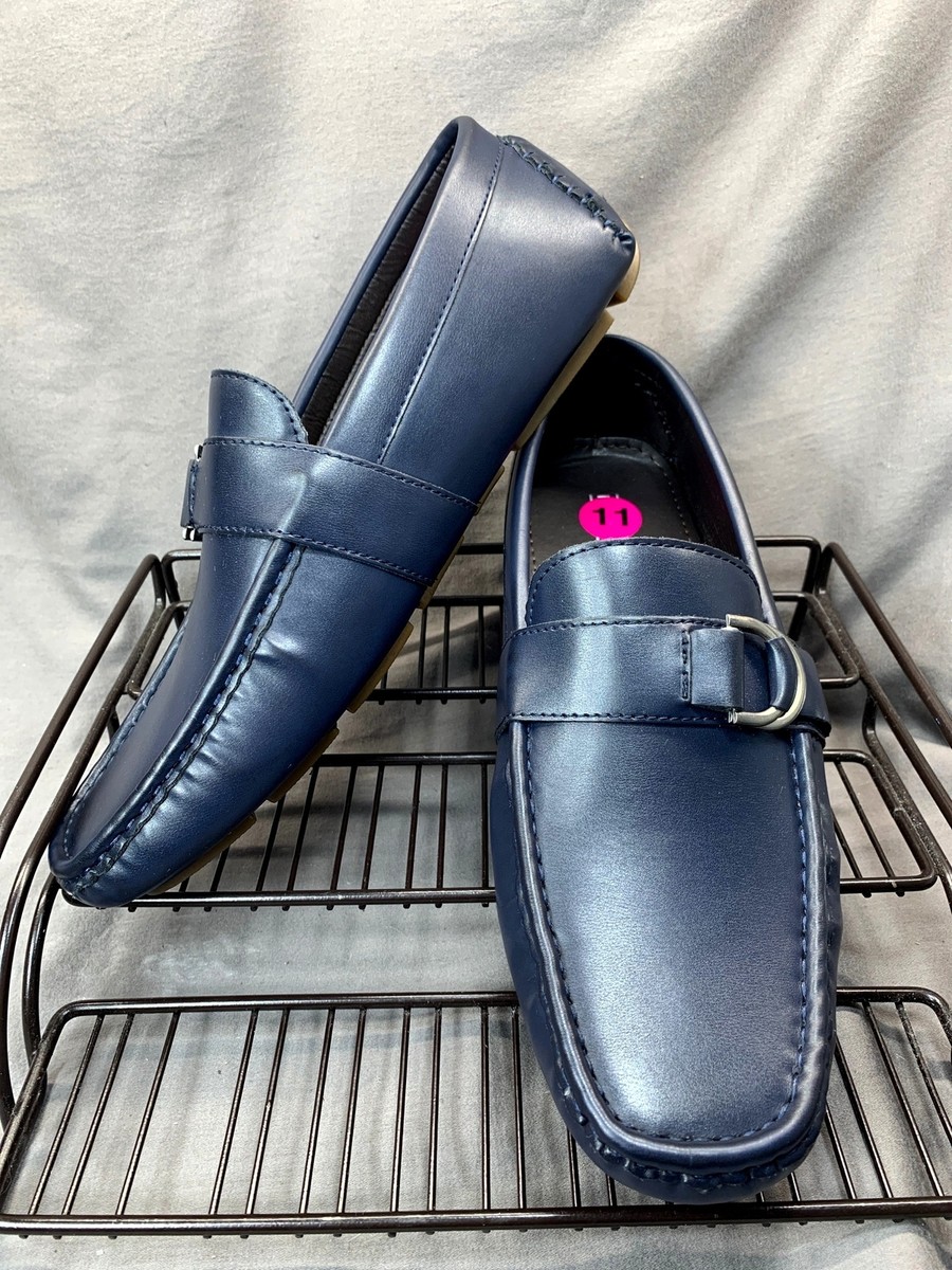 Members Only Uptown-02 Driving Moc/Loafer Navy Shoes Men