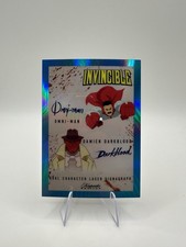 Invincible Keepsake Omni-Man & Damien Darkblood Dual Signagraph #387 Blue /75