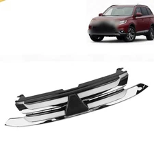 Front Bumper Grille Chrome+Black For 2016 2017 2018 Mitsubishi Outlander Grille