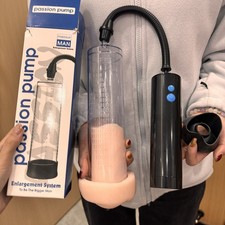 Automatic Penis Pump Penis Enlarger Vacuum Pump for Men Penile Bigger Trainer BG