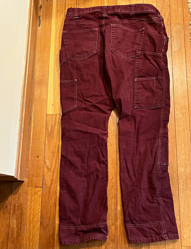 Dovetail Workwear Women's Burgundy Pants  10/32 Anna Taskpant