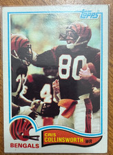 1982 Topps Cris Collinsworth Rookie card. rookie card picture