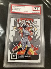 2022 Donruss Optic Aaron Judge “Bomb Squad” #BS-6  Graded Pristine 10 By Iconic