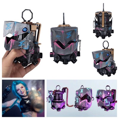Arcane:League of Legends Jinx Antitank Grenade Money Storage Jinx Cosplay Props
