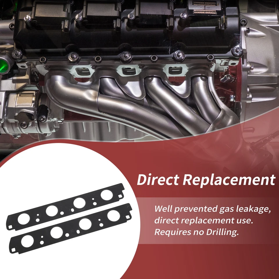 2 Pcs Exhaust Manifold Header Gasket for Audi RS4 B7 2005-2008 No.079253039F Foto 3 de 4