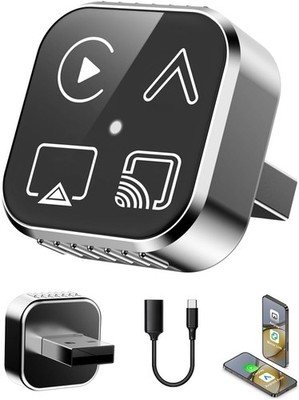 Wireless CarPlay Adapter for Apple iPhone Android for Chrysler 300 2017-2023
