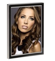 Hama Portraitrahmen Metall Schwarz 10X15Cm Portrait Bilder-Rahmen Foto PorträT