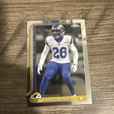 2025 Topps Chrome Football KAMREN KINCHENS Refractor #174 Los Angeles Rams 