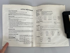 Little Red Hood HES Nintendo NES PAL Flat Cart Upside Down Label Variant AUS