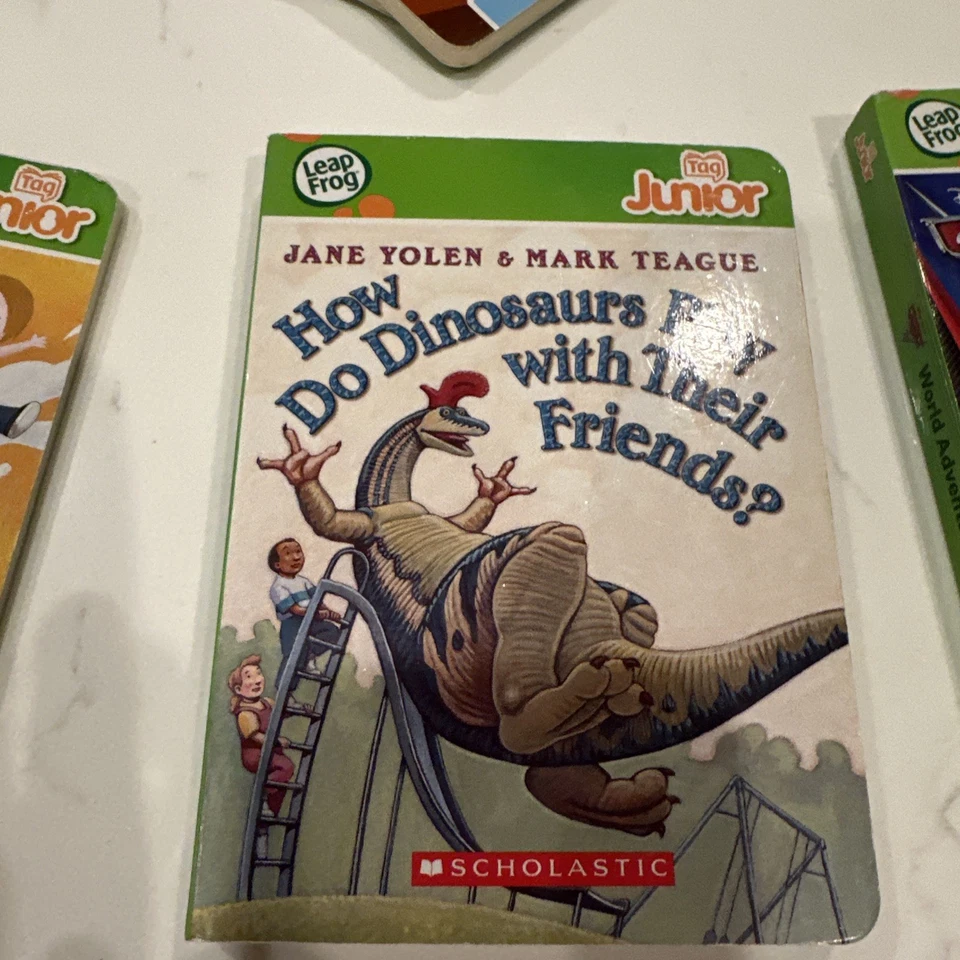 Lote de 12 libros de mesa Leap Frog Tag Junior coches Pooh dinosaurios vocales Foto 3 de 4