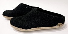 Glerups Wool Slippers with Leather Sole, Women's Size EU 41 / US 10