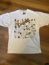 Vintage 1989 Northville MI City T-shirt Size Large